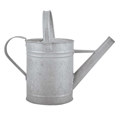 Arrosoir zinc patiné 1.5 l gris