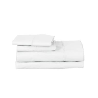 Parure de lit éco blanc coton 100% bio 150x190/200 cm