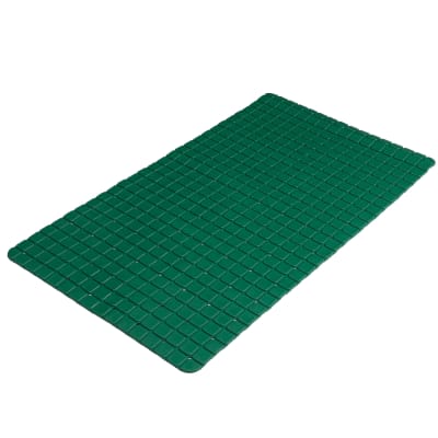 Tapis fond de baignoire antidérapant pvc vert mosaic