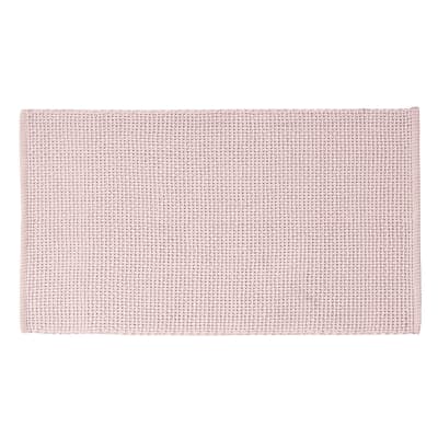 Tapis de bain et descente de lit poudre 60x100 cm