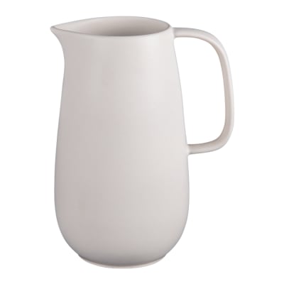 Pichet uno 2 l crème beige en grès