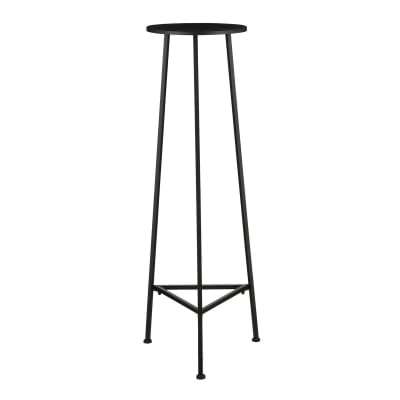 Table à plantes noir fer h120xl35xl35cm