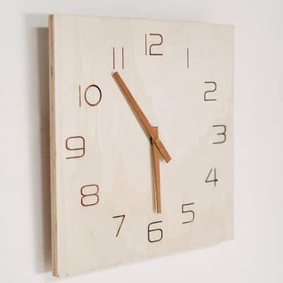 Horloge murale  tu beige