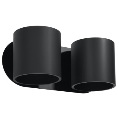 Applique Aluminium Noir G9 2 Orbis