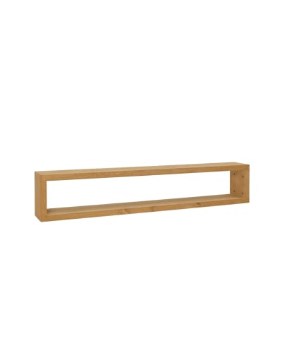 Meuble TV en bois de sapin marron 160x30cm