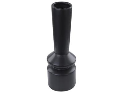 Vase à fleurs 30 cm céramique noir