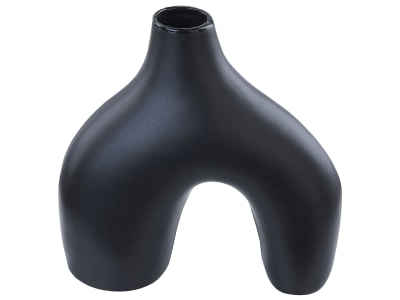 Vase à fleurs 30 cm céramique noir