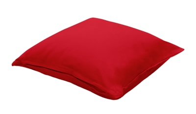 Coussin extérieur en coton rouge 60x60cm