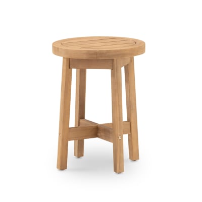 Table d’appoint ronde en bois 40cm