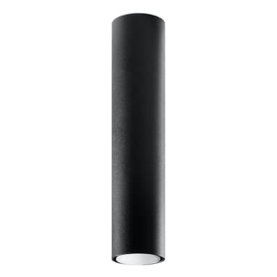 Plafonnier Acier Noir GU10 1 Lagos 40