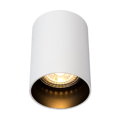 Plafonnière blanche 10 cm en métal