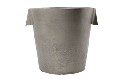Seau à champagne en aluminium gris