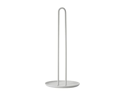 Porte-rouleau en acier laqué gris chaud