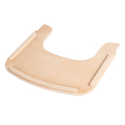 Plateau pour chaise haute bébé en bois naturel