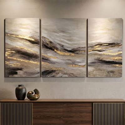 Set de 3 tableaux décoratifs monty