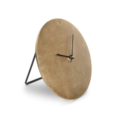 Horloge de table or en métaux 26cm