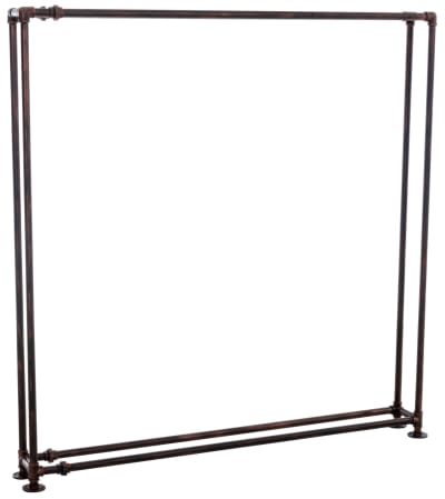 Porte-bûches solide et design en métal Bronze