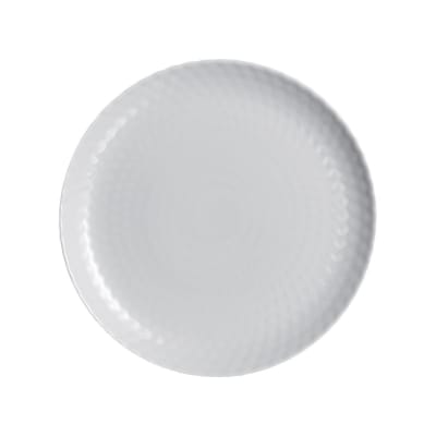 6 assiettes plates grises 25 cm