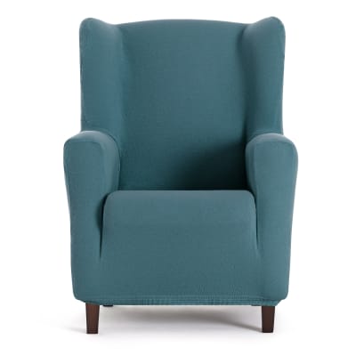 Housse de fauteuil oreiller émeraude 70  90