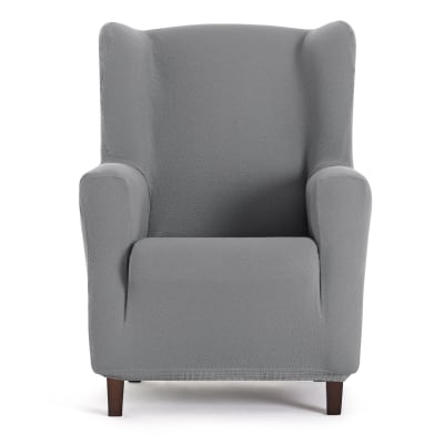 Housse de fauteuil oreiller gris 70  90