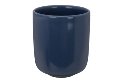 Lot de 12 Gobelets en Grès, Bleu, 35 Cl