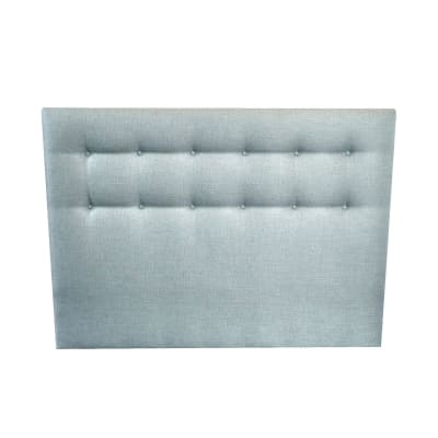 Tete de lit capitonnee aube bleu ciel 160x115cm