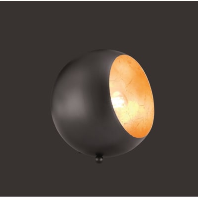 Lampe design en métal noir
