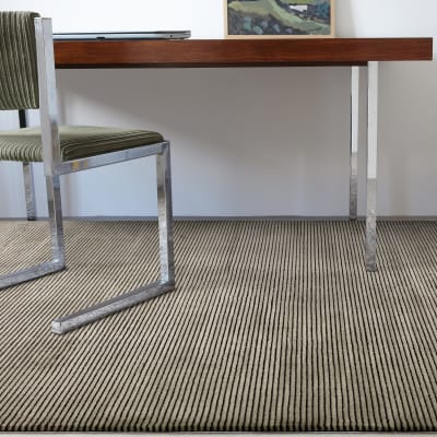 Tapis de salon moderne vert kaki 120x170 cm