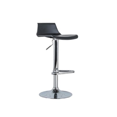 Tabouret de cuisine haut avec vérin à gaz, noir, 41 x 39 x 72 cm