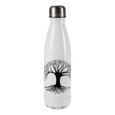 Bouteille isotherme en inox 750 ml - arbre de vie by cbkreation