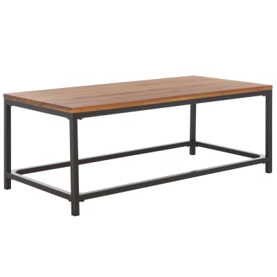 Tables basses en bois de sapin, pin brun
