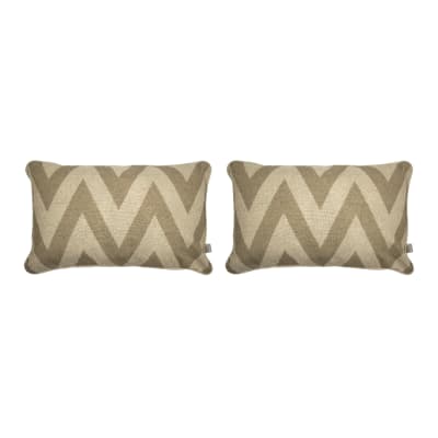 2 Housses de coussins 30x50 cm lin