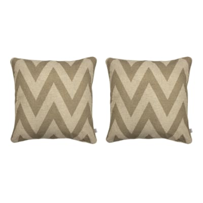 2 Housses de coussins 50x50 cm lin