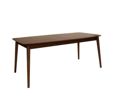 Table repas extensible noyer 180/219 cm