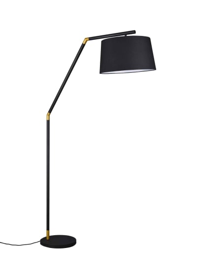 Lampadaire design en métal noir