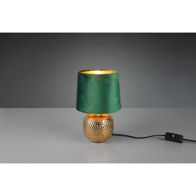 Lampe design en céramique vert
