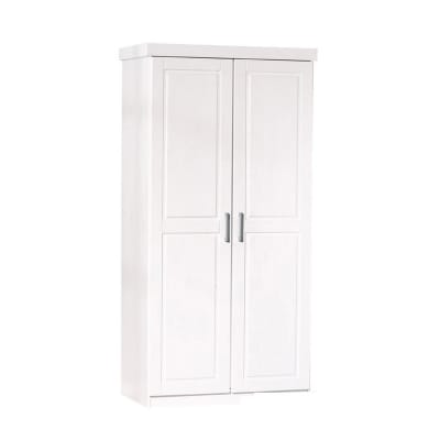 Kit armoire 2 portes blanc uni