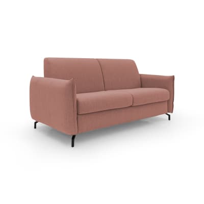 Canapé lit convertible en tissu imperméable 215 cm saumon