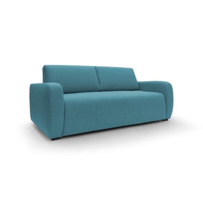 Canapé lit matelas h20 en tissu imperméable 195 cm bleu ciel
