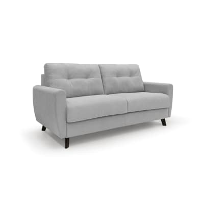 Canapé lit convertible en tissu imperméable 188 cm gris clair