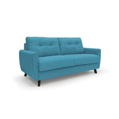 Canapé lit convertible en tissu imperméable 208 cm bleu ciel