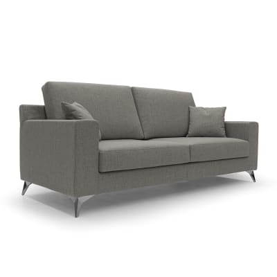 Canapé en tissu imperméable antitache 166 cm taupe