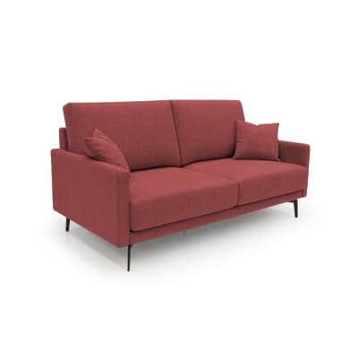 Canapé en tissu imperméable 160 cm rouge