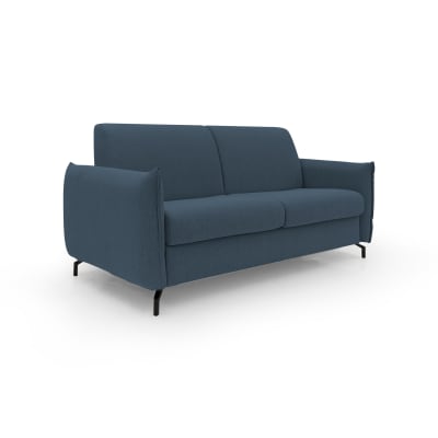 Canapé lit convertible en tissu imperméable 215 cm bleu