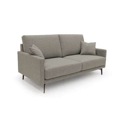 Canapé en tissu imperméable 140 cm taupe