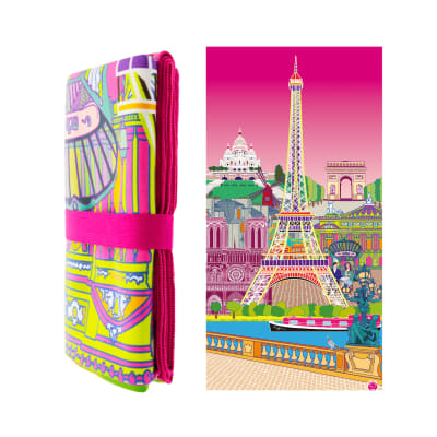 Serviette microfibre   polyester 75 x  150 cm x 150 cm