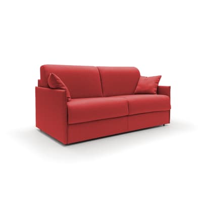 Canapé lit convertible en tissu imperméable 149 cm rouge
