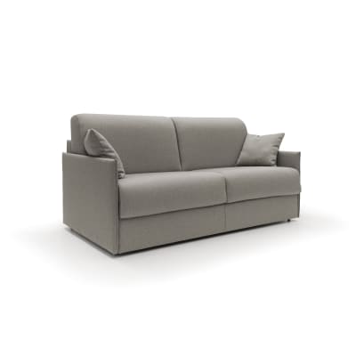 Canapé lit convertible en tissu imperméable 169 cm taupe