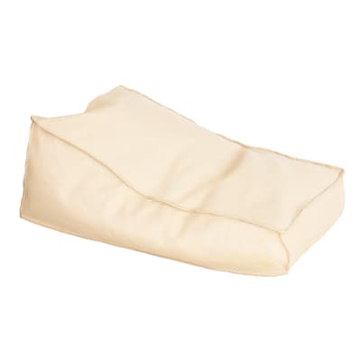 Bain de soleil extérieur flottant déhoussable en tissu effet raphia