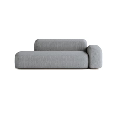 Canapé 2/3 Places en Tissu Gris Foncé